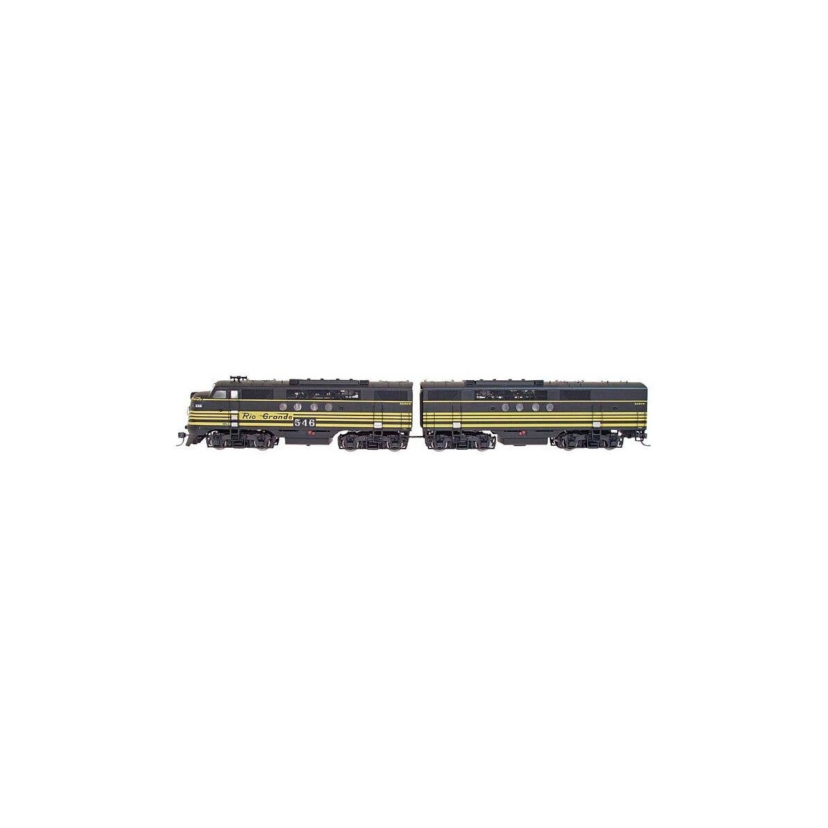 EMD FTA-B Set w/DCC -- Rio Grande, HO, Intermountain Railway Company 49205
