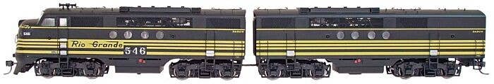 EMD FTA-B Set w/DCC -- Rio Grande, HO, Intermountain Railway Company 49205