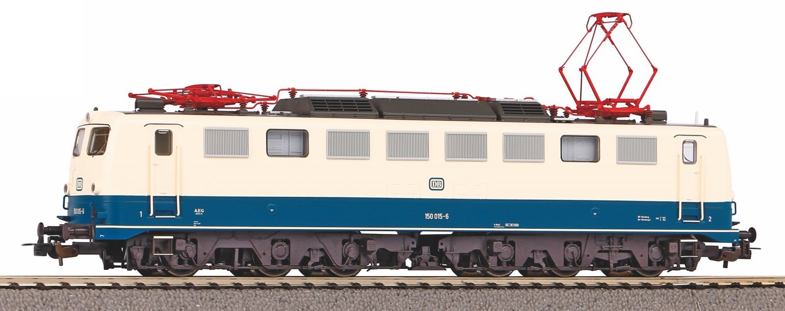 Sound BR 150 DB beige blue IV + PluX22 Dec., HO, PIKO 51652