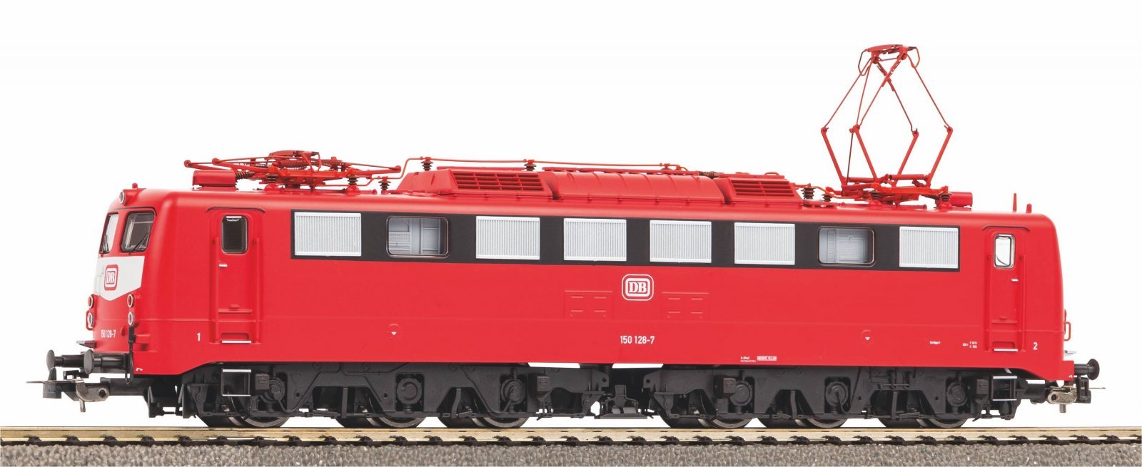 Electric Locomotive BR 150 orient red DB Era IV, HO, PIKO 51659