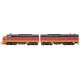 EMD FTA-B Set w/DCC -- Milwaukee Road (orange, maroon), HO, Intermountain Railway Company 49227