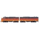 EMD FTA-B Set w/DCC -- Milwaukee Road (orange, maroon), HO, Intermountain Railway Company 49227