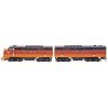 EMD FTA-B Set w/DCC -- Milwaukee Road (orange, maroon), HO, Intermountain Railway Company 49227