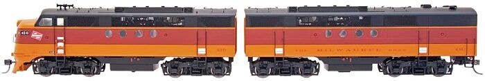 EMD FTA-B Set w/DCC -- Milwaukee Road (orange, maroon), HO, Intermountain Railway Company 49227