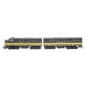 EMD FTA-B Set w/DCC -- EMD (Demonstrator Scheme, green, yellow), HO, Intermountain Railway Company 49298