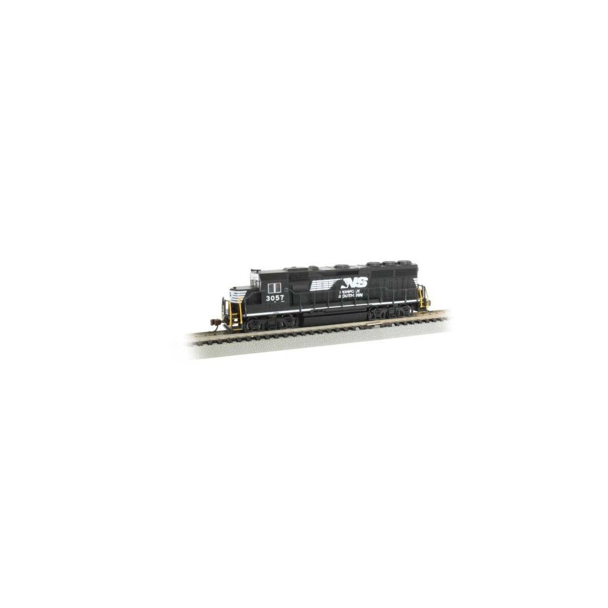 EMD GP40 - Econami Sound and DCC - Spectrum(R) -- Norfolk Southern 3057 (black, white, Horse Head Logo), N, Bachmann Industries 