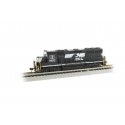 EMD GP40 - Econami Sound and DCC - Spectrum(R) -- Norfolk Southern 3057 (black, white, Horse Head Logo), N, Bachmann Industries 