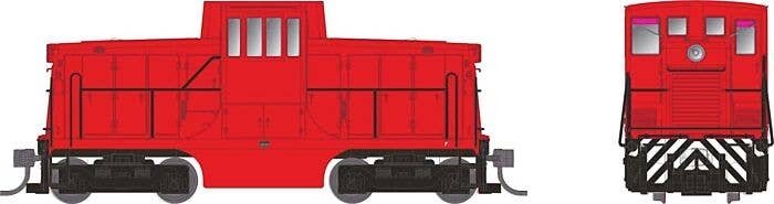 GE 44-Tonner - Sound and DCC -- Painted, Unlettered (red), HO, Rapido Trains Inc 48533