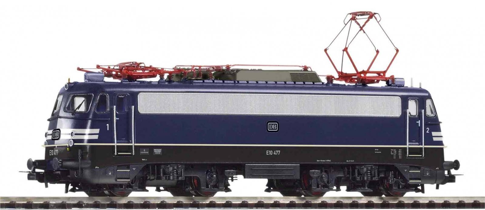 E 10 477 Electric w/warning stripes DB III Sound, HO, PIKO 51969