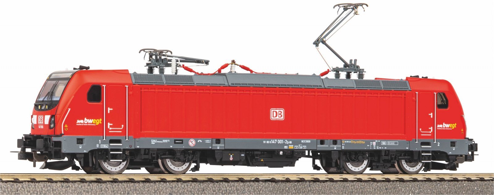 ~BR 147 Electric 3 Lowen Takt DB VI Sound, HO, PIKO 51976