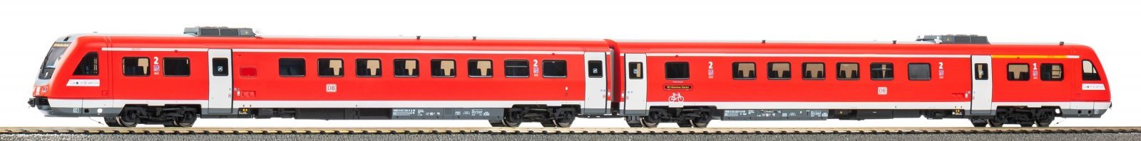 Diesel Multiple Unit BR 612 DB AG VI + DSS 8-pin, HO, PIKO 52008