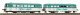 Diesel Railcar BR 798 + Cab Car Ulmer Spatz DB AG V + DSS PluX22, HO, PIKO 52149