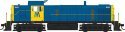 Alco RS3 - LokSound & DCC -- Long Island Rail Road 1554 (blue, yellow, MTA M Logo), HO, Bowser Manufacturing Co. 25291
