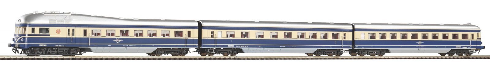 ~“Blauer Blitz“ diesel railcar Rh 5045 BBÖ III, HO, PIKO 52270
