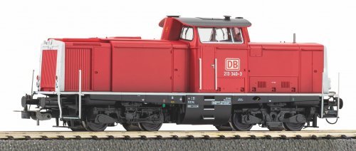 ~Diesel Locomotive/Sound BR 213 orient red DB AG V + PluX22 Dec., HO, PIKO 52338