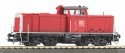 ~Diesel Locomotive/Sound BR 213 orient red DB AG V + PluX22 Dec., HO, PIKO 52338