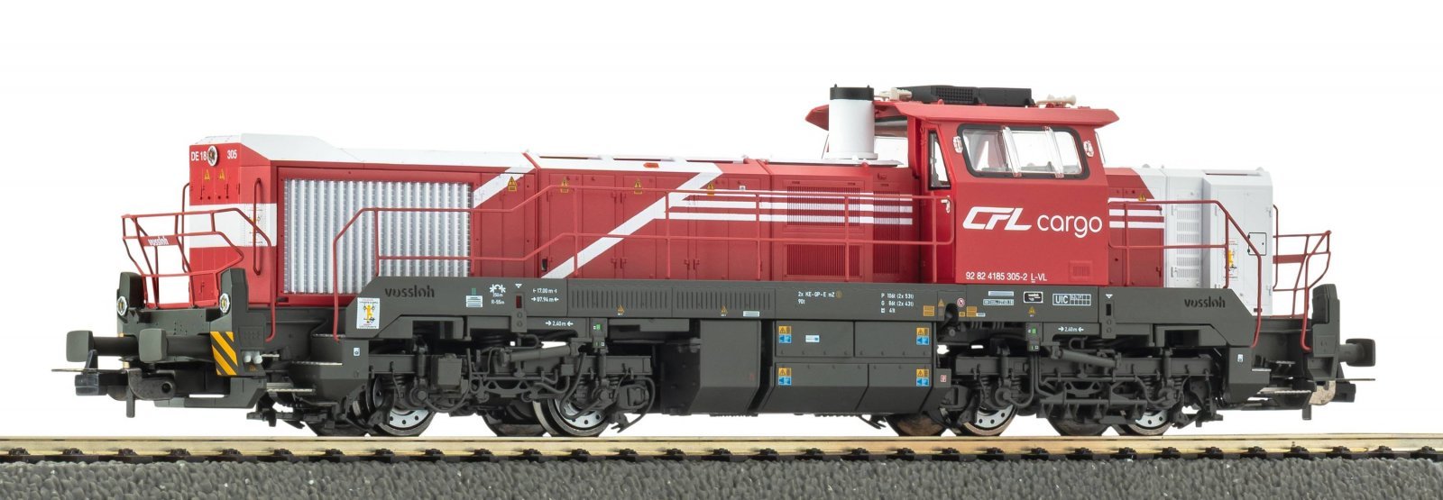 Diesel Locomotive DE 18 CFL Era VI, HO, PIKO 52367
