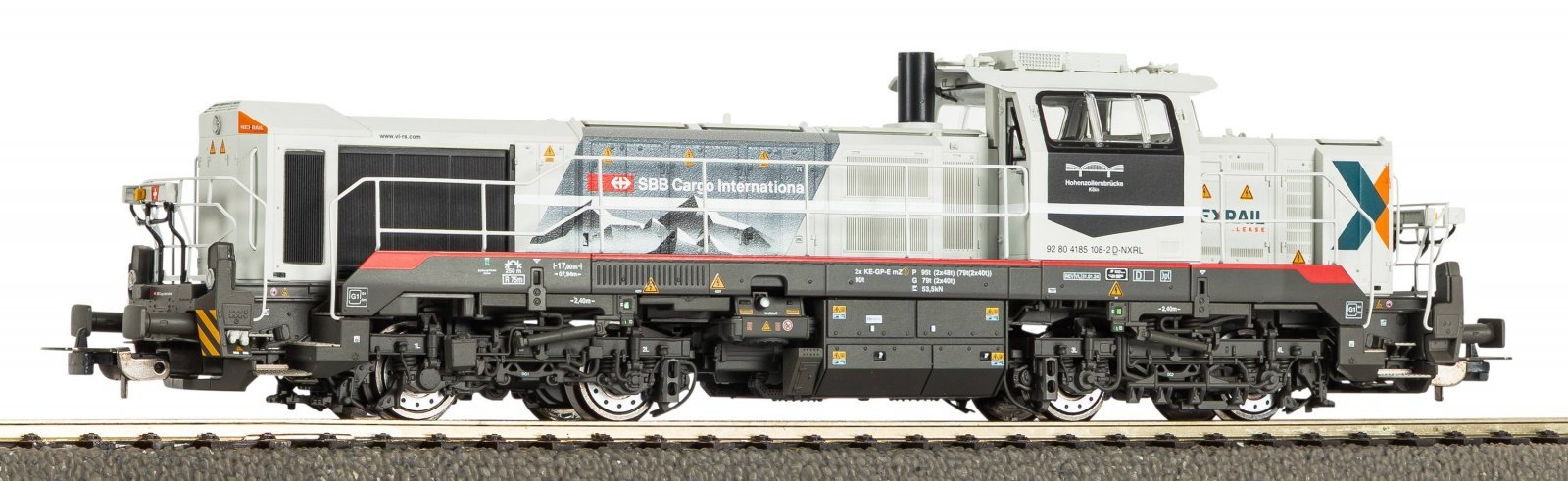 ~Diesel Locomotive/Sound DE18 SBB Cargo International VI + PluX22 Dec., HO, PIKO 52378