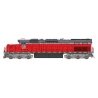EMD SD40T-2 Tunnel Motor Snoot w/LokSound & DCC -- Central Oregon & Pacific CORP (red, gray), HO, Intermountain Railway Company 