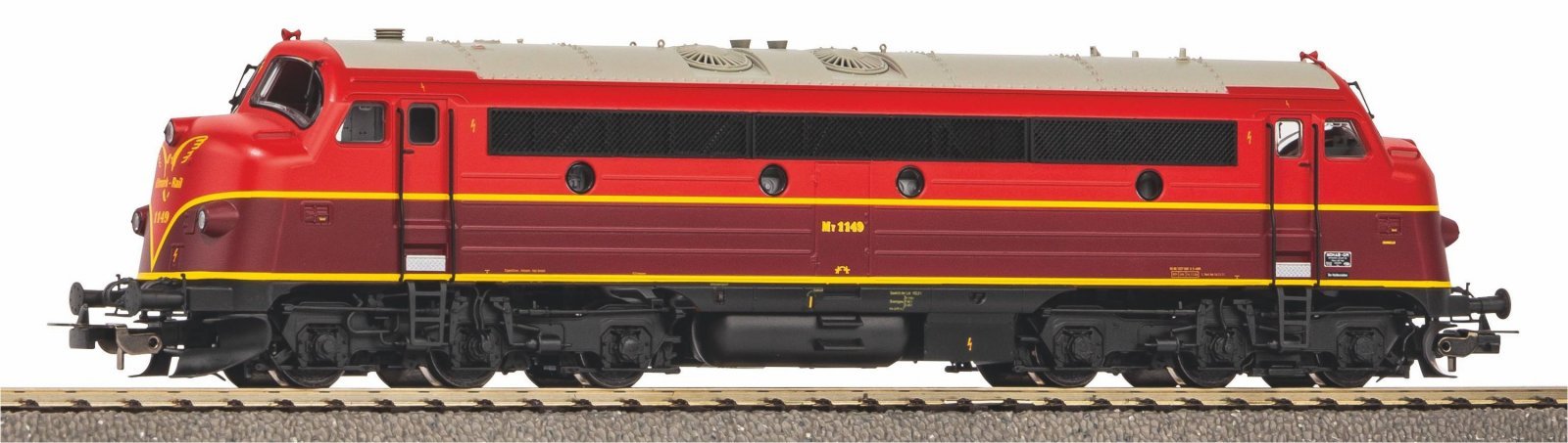 NoHAB 1149 Diesel Altmark Rail VI Sound, HO, PIKO 52505