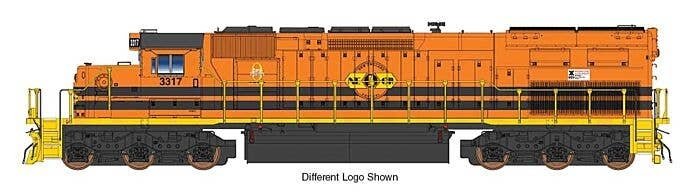 EMD SD40T-2 Tunnel Motor w/LokSound & DCC -- Ohio Central (maroon, gray, yellow), HO, Intermountain Railway Company 49428S