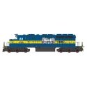 EMD SD40-2 w/LokSound & DCC -- Dakota, Minnesota & Eastern 6359 (blue, yellow, Mount Rushmore Commemorativ, HO, Intermountain Ra