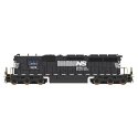 EMD SD40-2 High Hood w/LokSound & DCC -- Norfolk Southern (black, white), HO, Intermountain Railway Company 49388S