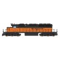 EMD SD40-2 w/LokSound & DCC -- Milwaukee Road (orange, black), HO, Intermountain Railway Company 49389S