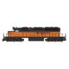 EMD SD40-2 w/LokSound & DCC -- Milwaukee Road (orange, black), HO, Intermountain Railway Company 49389S