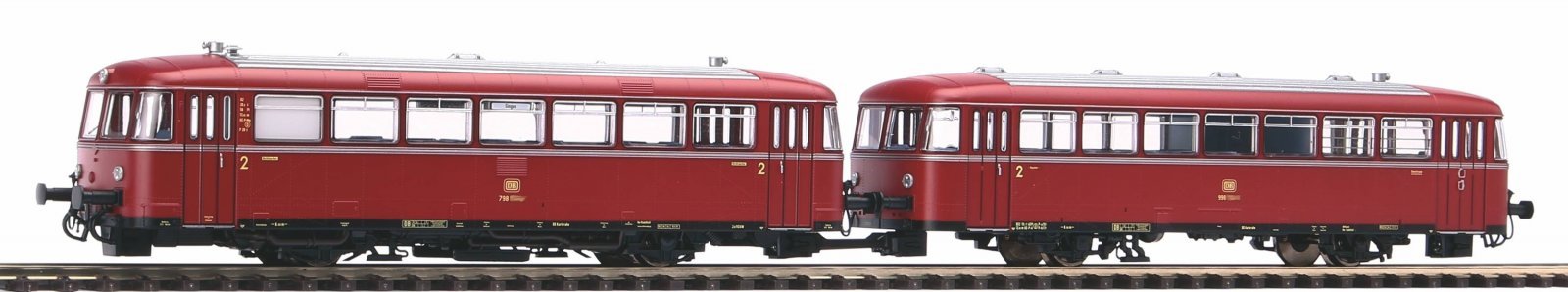 Rail Bus 798 + Cab Car 998.6 DB IV, HO, PIKO 52737