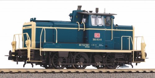 Diesel Locomotive BR 360 DB AG V blue-beige, HO, PIKO 52832