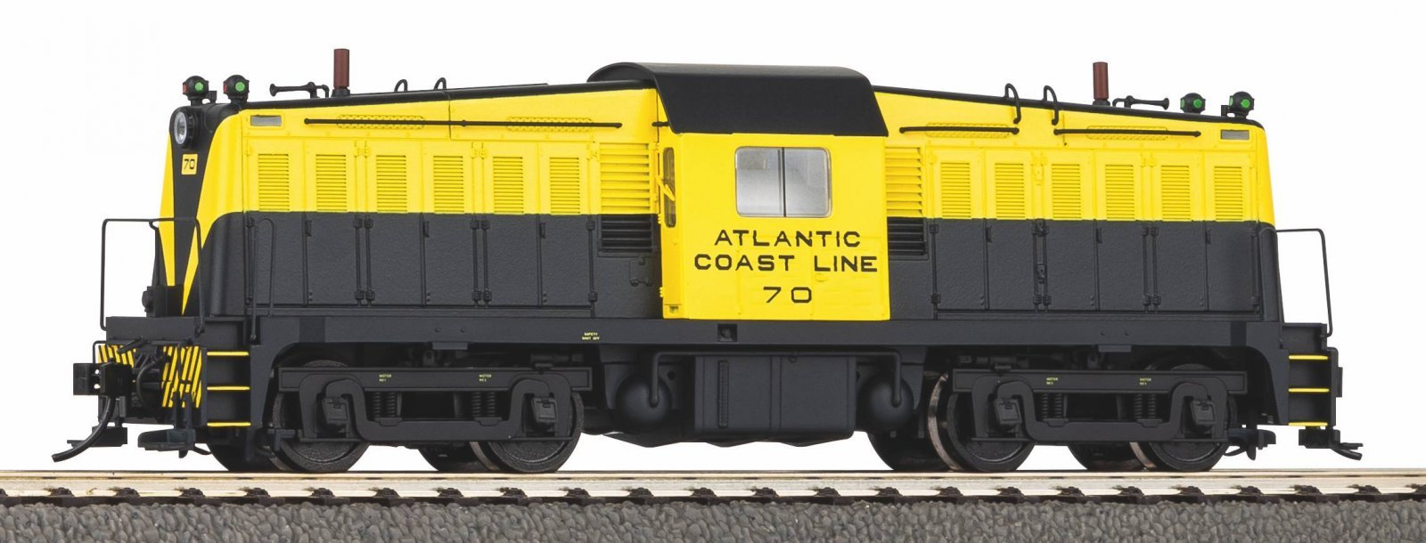 Sound Diesel Locomotive Whitcomb ACL, incl. PIKO Sound Decoder, HO, PIKO 52936