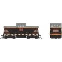 GE 44-Tonner - Sound and DCC -- Burlington Northern 1 (Ex-CB&Q, black, gray, red, yellow), HO, Rapido Trains Inc 48542