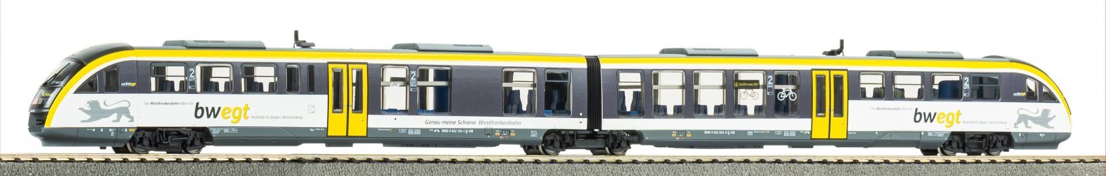 Diesel Railcar/Sound Desiro bwegt DB AG VI + 8-pin Dec., HO, PIKO 52980