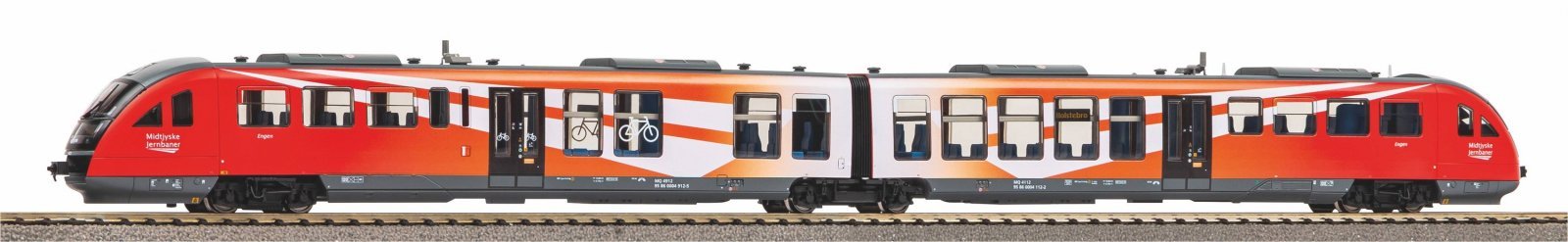 Diesel Railcar Desiro Midtjyske Jernbaner Era VI, HO, PIKO 52982