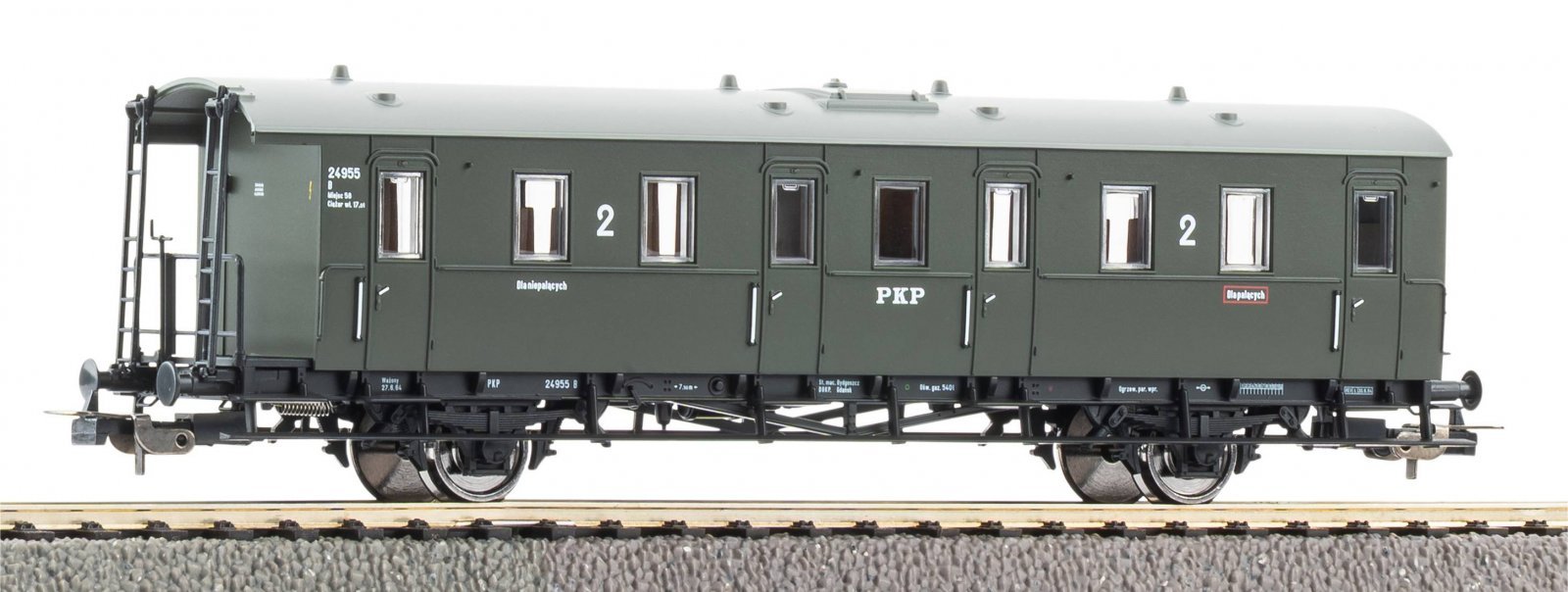 2-axle Compartment Car 2. Class PKP III, HO, PIKO 53136