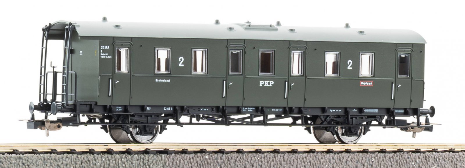 2-axle Compartment Car 2. Class PKP III, HO, PIKO 53137