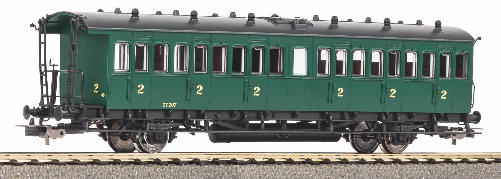 2nd Cl. Compartment SNCB III, HO, PIKO 53186