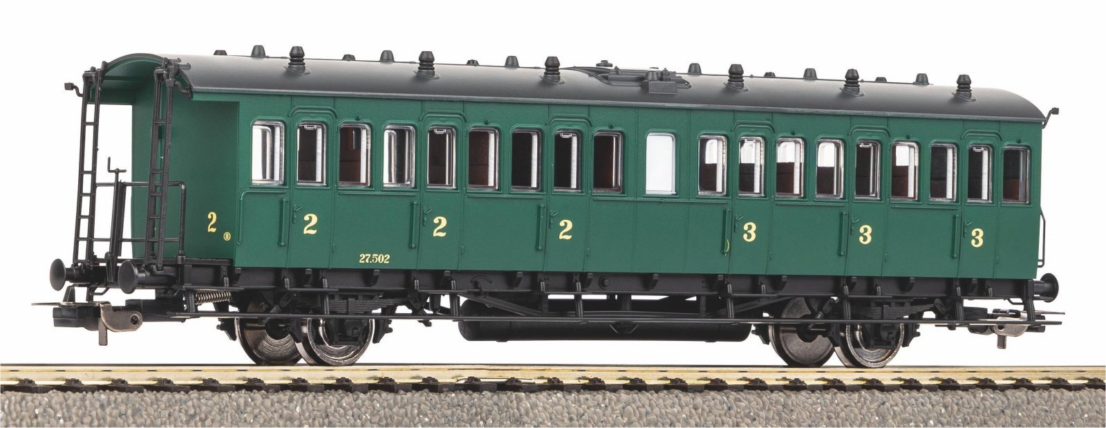 2nd/3rd Cl. Compartment SNCB III, HO, PIKO 53187