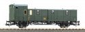 Saxon Car DR Pw Baggage Car Era III, HO, PIKO 53196