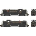 Alco RS3 Phase 3 - LokSound & DCC -- Western Maryland 196 (As-Delivered, black, yellow, red Fireball Logo), HO, Bowser Manufactu