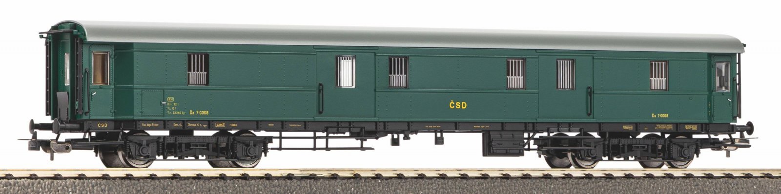 Baggage Car ČSD Era III, HO, PIKO 53201