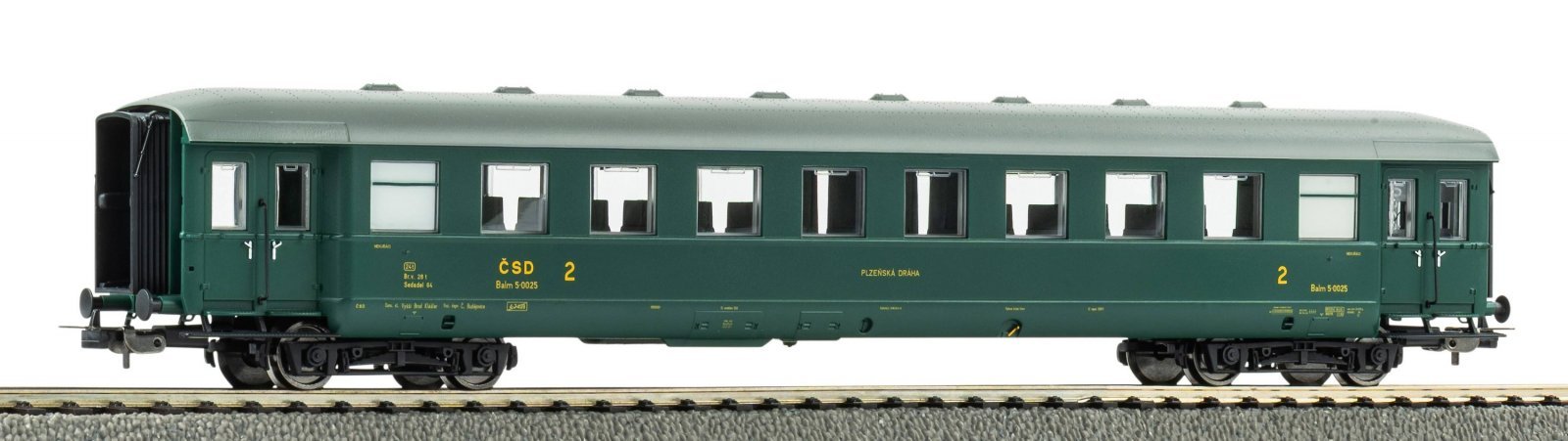 Skirted Express Car Balm 2. Class CSD III, HO, PIKO 53285