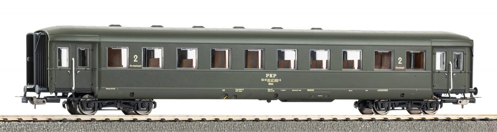 Semi-Fast Train Car PKP Era IV, HO, PIKO 53286