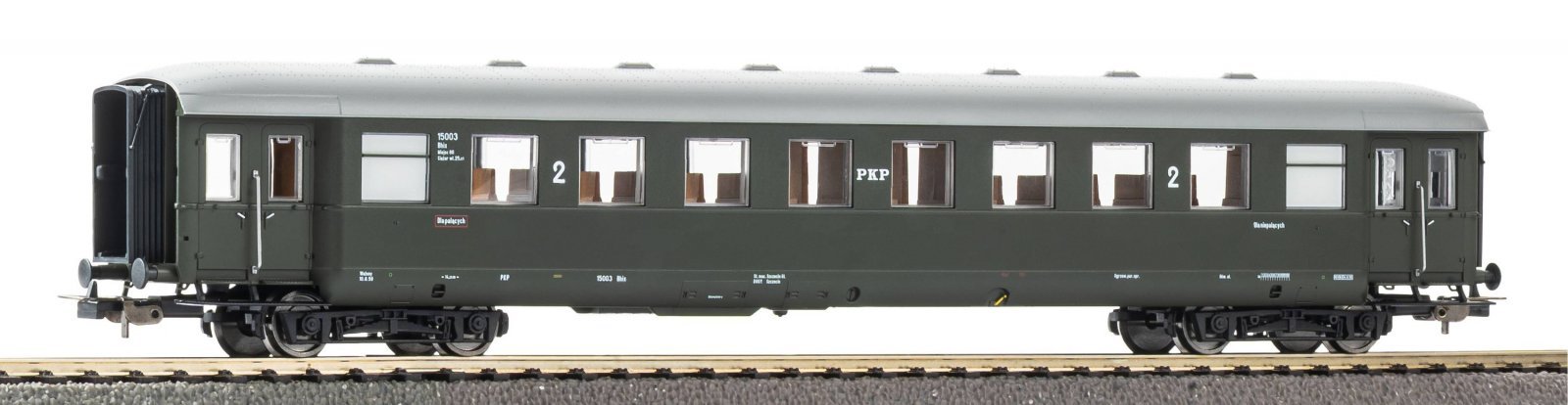 4-axle Semi-Fast Train Car 3. Class PKP III, HO, PIKO 53287