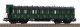Compartment Car 3. Class SNCB III with Brakeman's Cab, HO, PIKO 53334