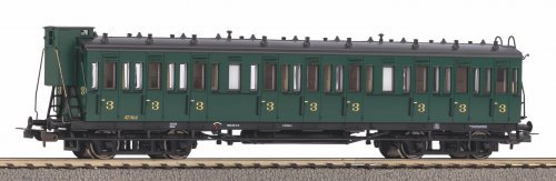 Compartment Car 3. Class SNCB III with Brakeman's Cab, HO, PIKO 53335
