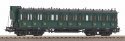 Compartment Car 3. Class SNCB III with Brakeman's Cab, HO, PIKO 53335