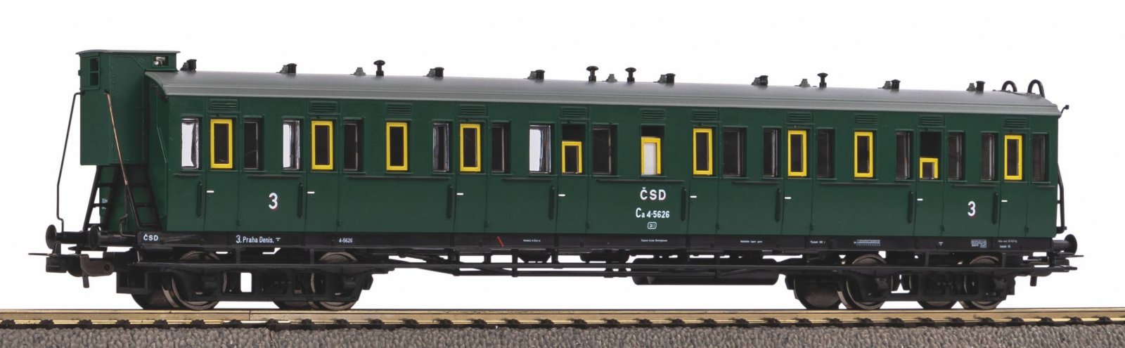 Compartment Car "Trofejní" CSD III, HO, PIKO 53336
