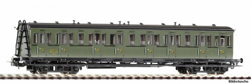 Compartment Car 2. Class SNCF III o.Bh, HO, PIKO 53339